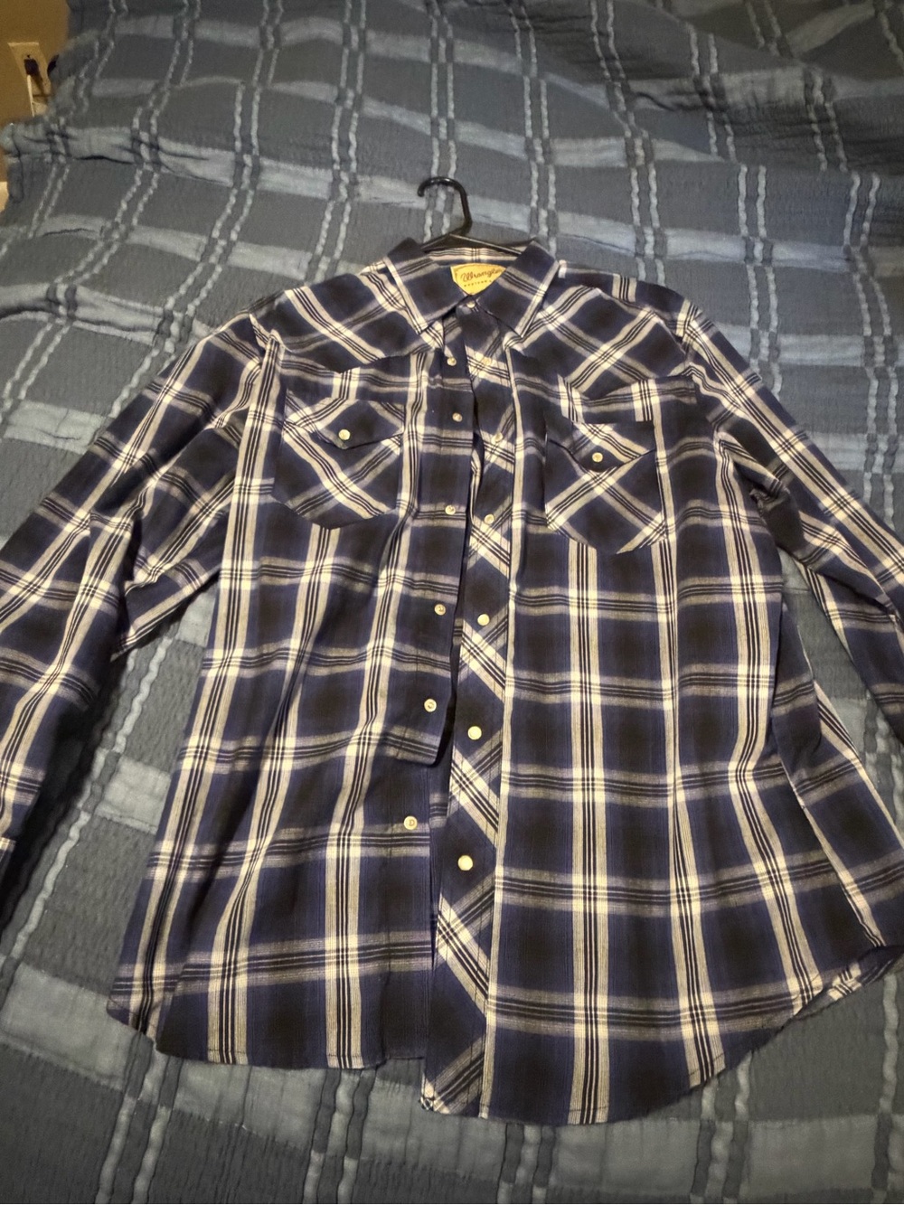 Wrangler pearl snap western shirts